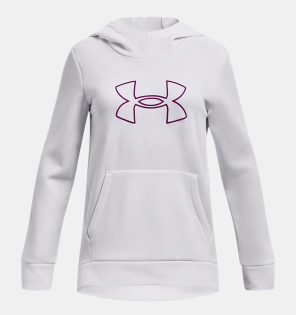 Under Armour Girls' Armour Fleece® Big Logo Hoodie